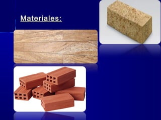 Materiales:Materiales:
 
