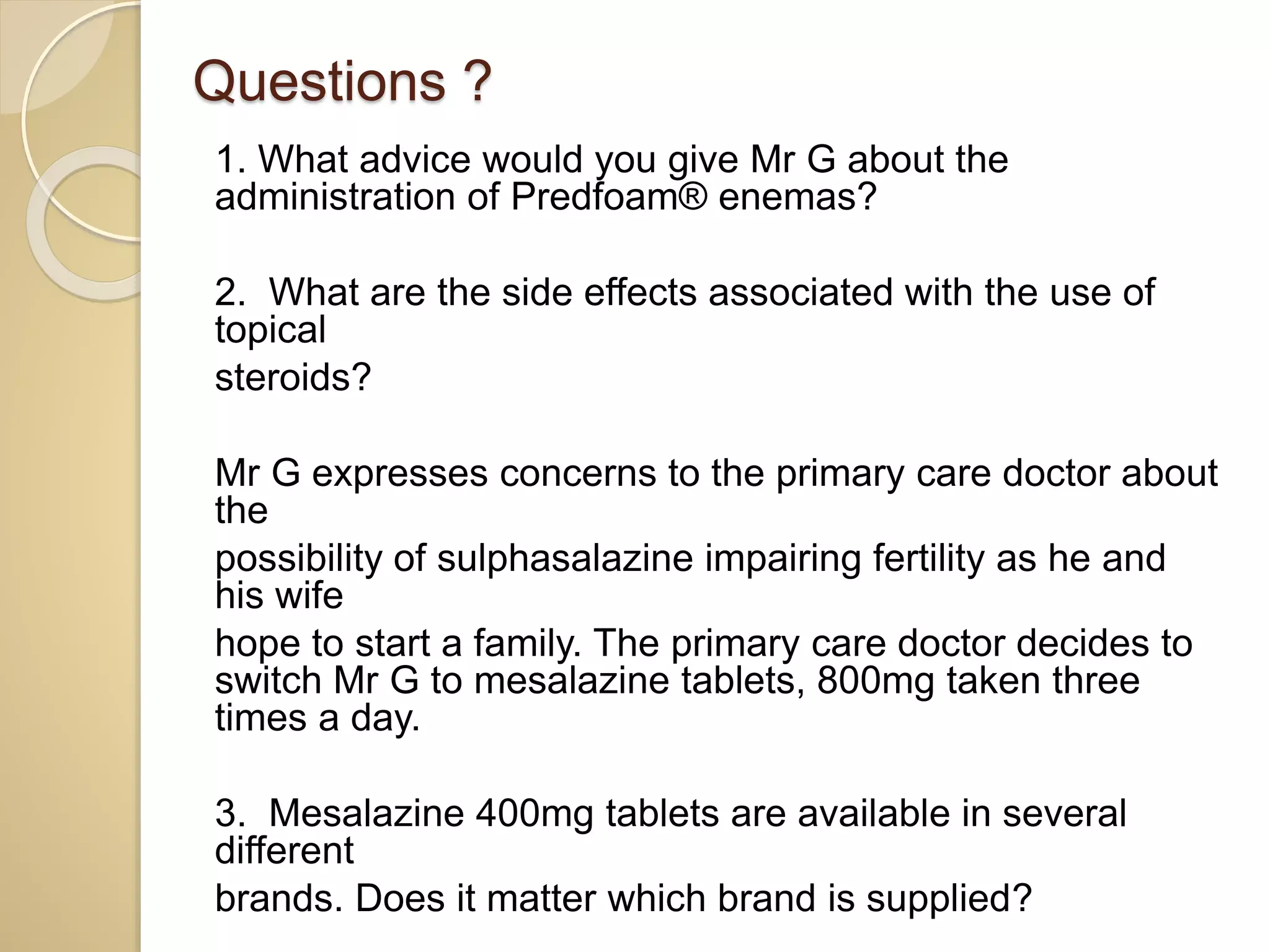 Abdominal Pain or Colitis Case | PPTX | Digestive Disorders | Diseases ...