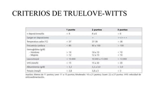 CRITERIOS DE TRUELOVE-WITTS
 