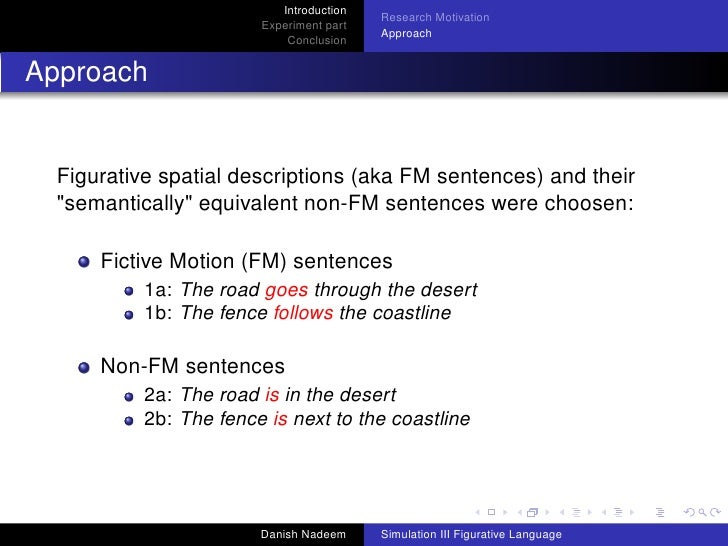Figurative language and static depictions eye movement study
