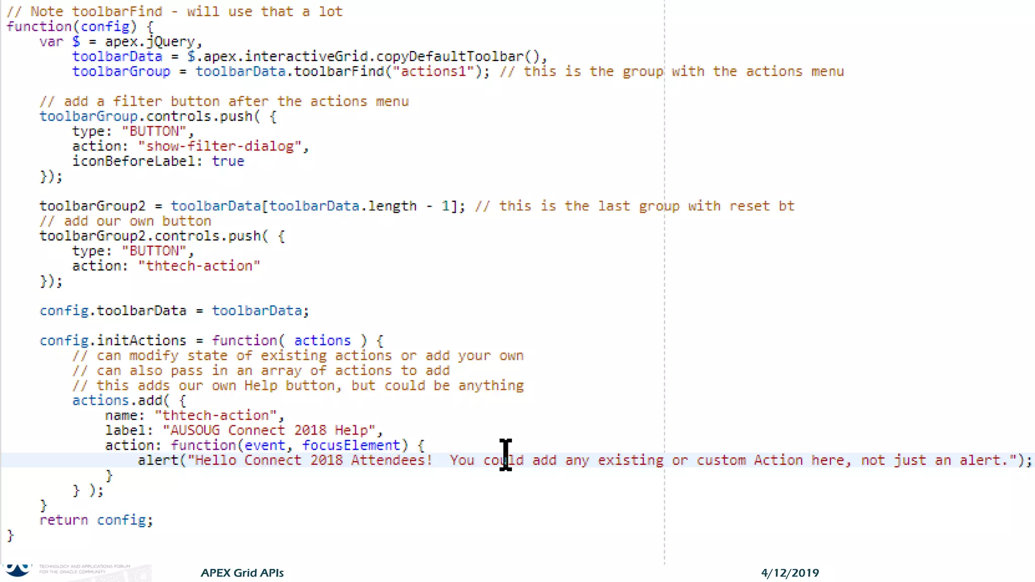 TH TechnologyTH Technology
Combine Stuff
APEX Grid APIs 4/12/2019
 