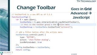 TH TechnologyTH Technology
Change Toolbar
APEX Grid APIs
Goes in Grid
Advanced →
JavaScript
4/12/2019
 