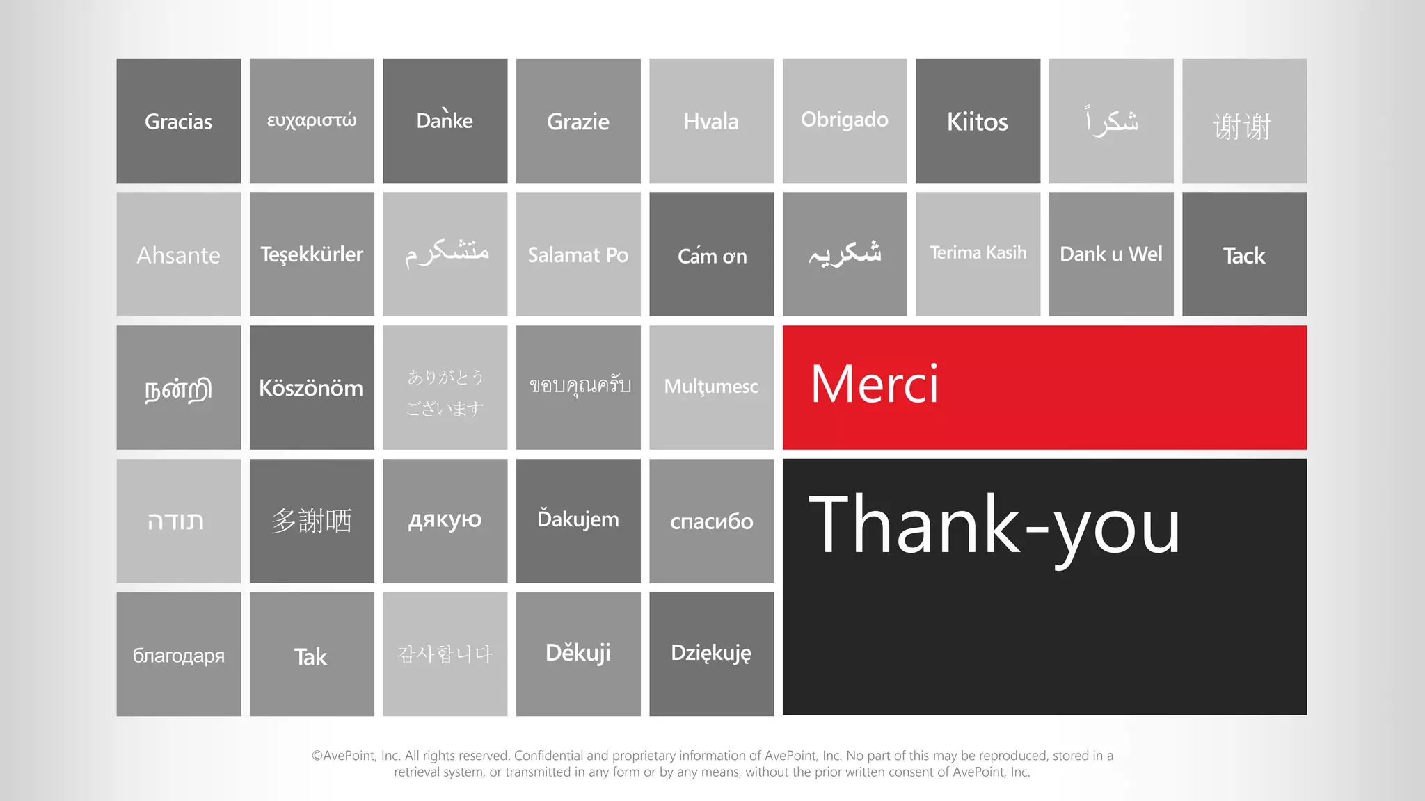 ©AvePoint, Inc. All rights reserved. Confidential and proprietary information of AvePoint, Inc. No part of this may be reproduced, stored in a
retrieval system, or transmitted in any form or by any means, without the prior written consent of AvePoint, Inc.
`
 