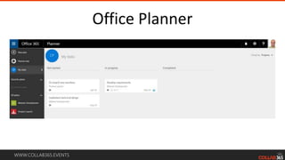 WWW.COLLAB365.EVENTS
Office Planner
 