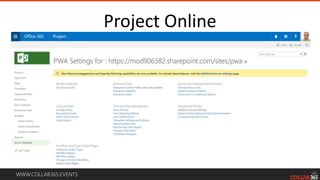 WWW.COLLAB365.EVENTS
Project Online
 