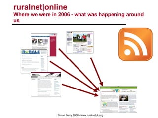 ruralnet|online  Where we were in 2006 - what was happening around us 
