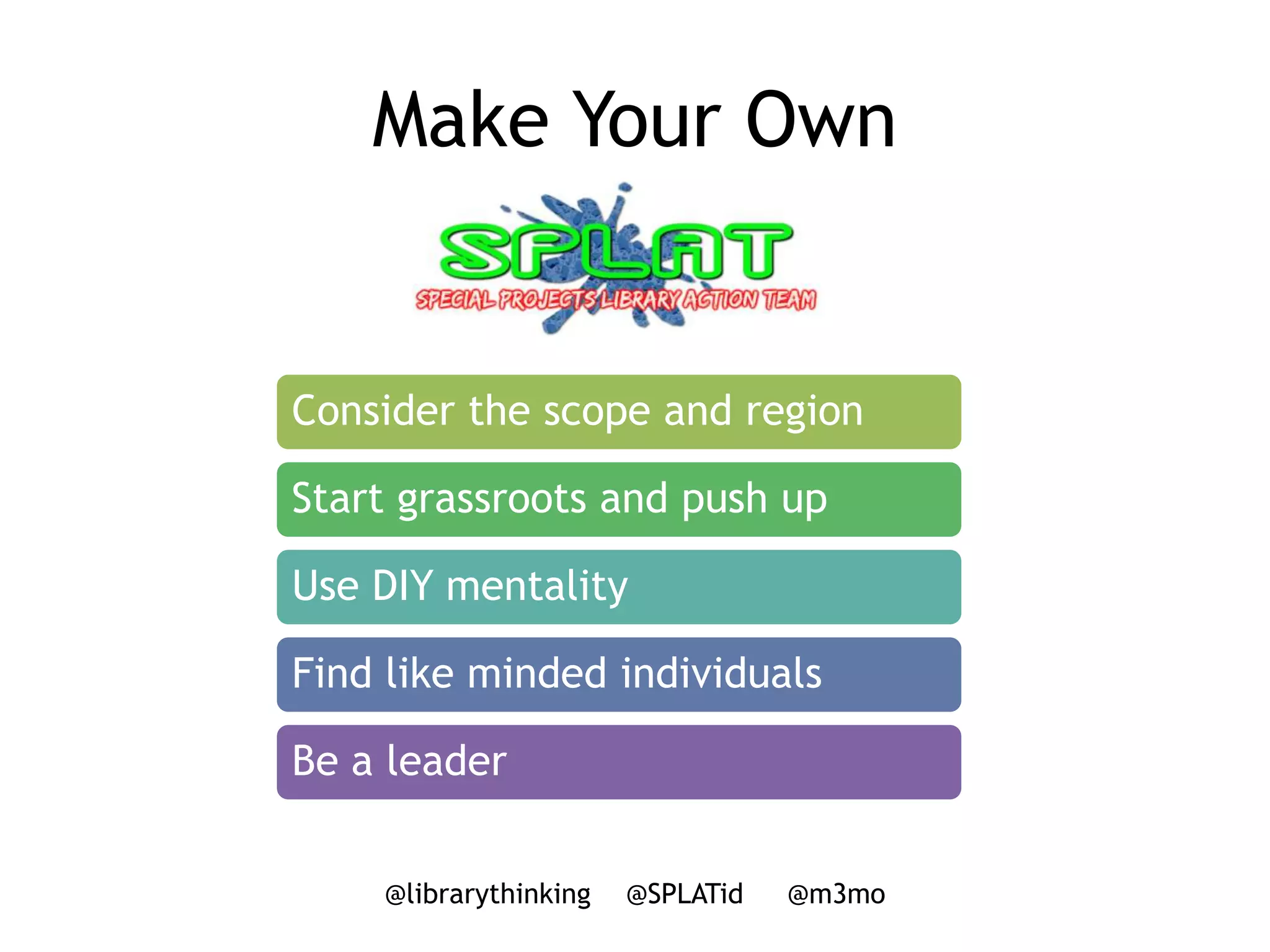  Flexibility: ideas & implementation