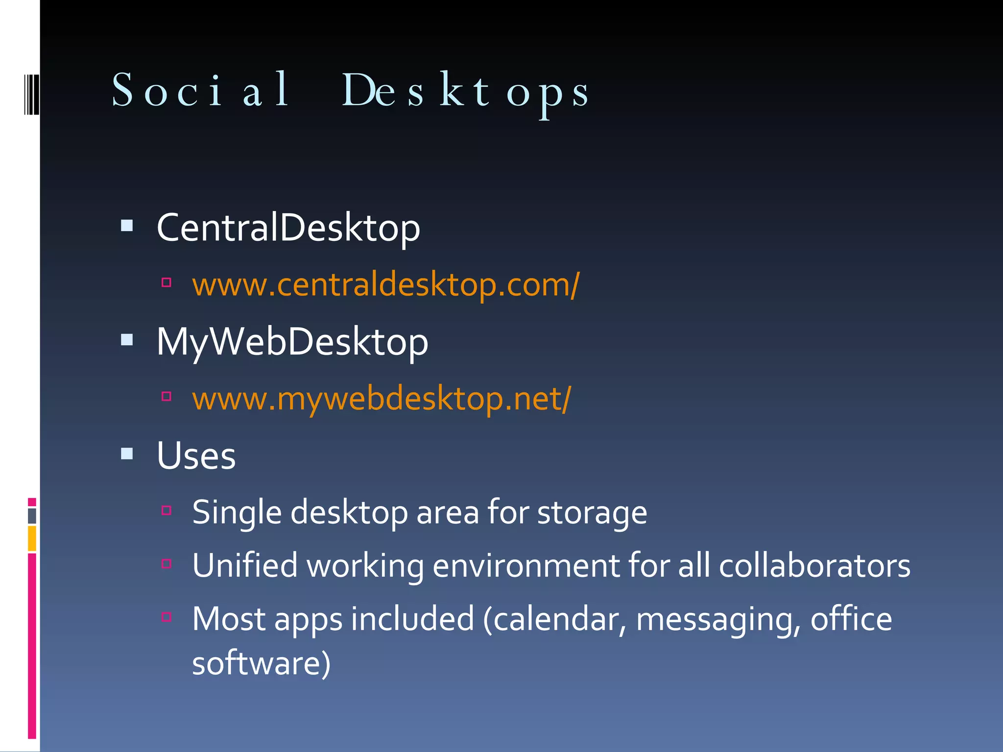 Collaboration In The Cloud Tools 