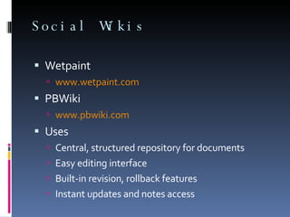 Social Networking Sites 