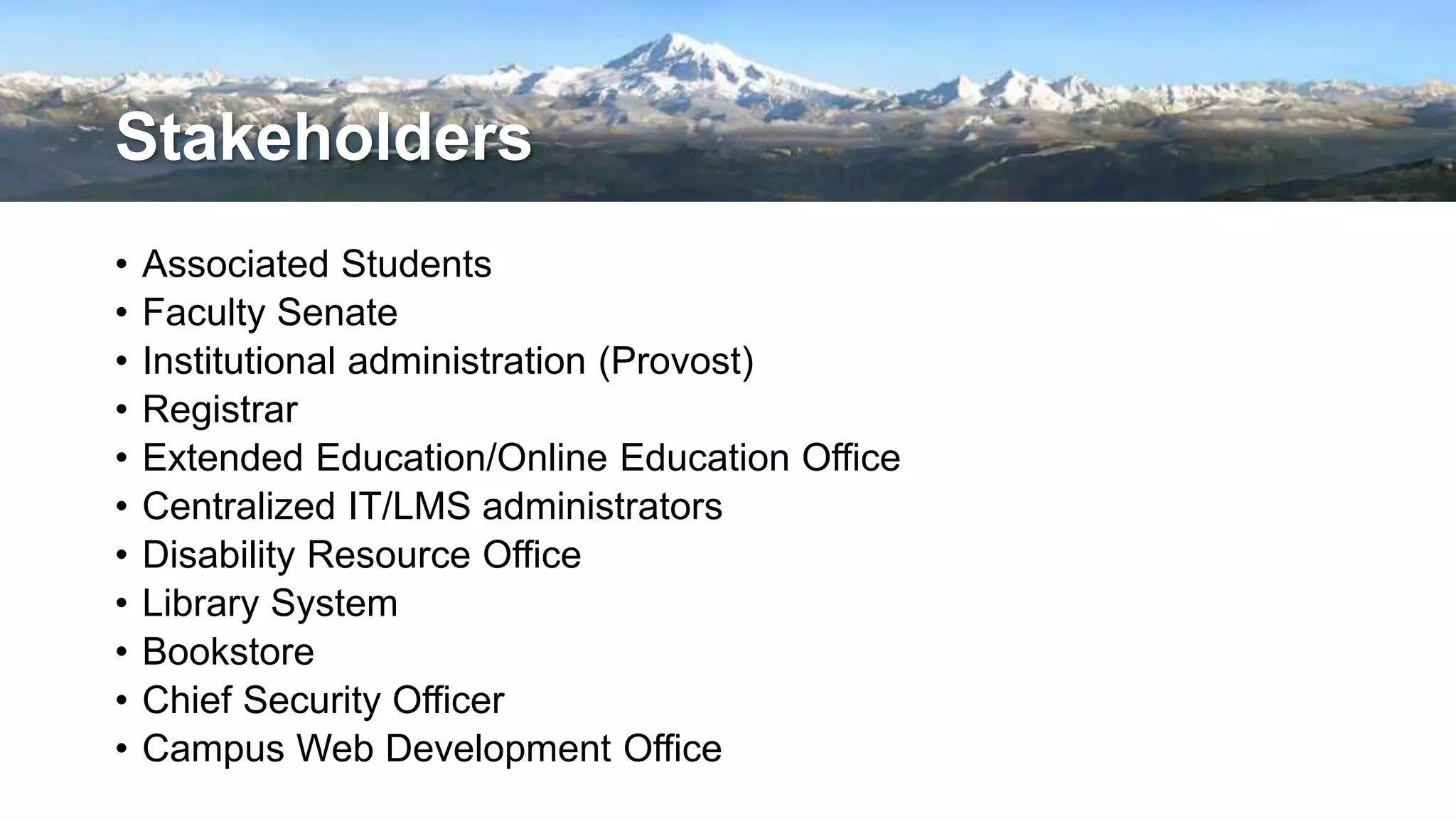Collaborative Decision Making For Higher Education Learning Management