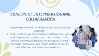 Interprofessional Problem Meaning Importance of collaboration in patient care | PPTX