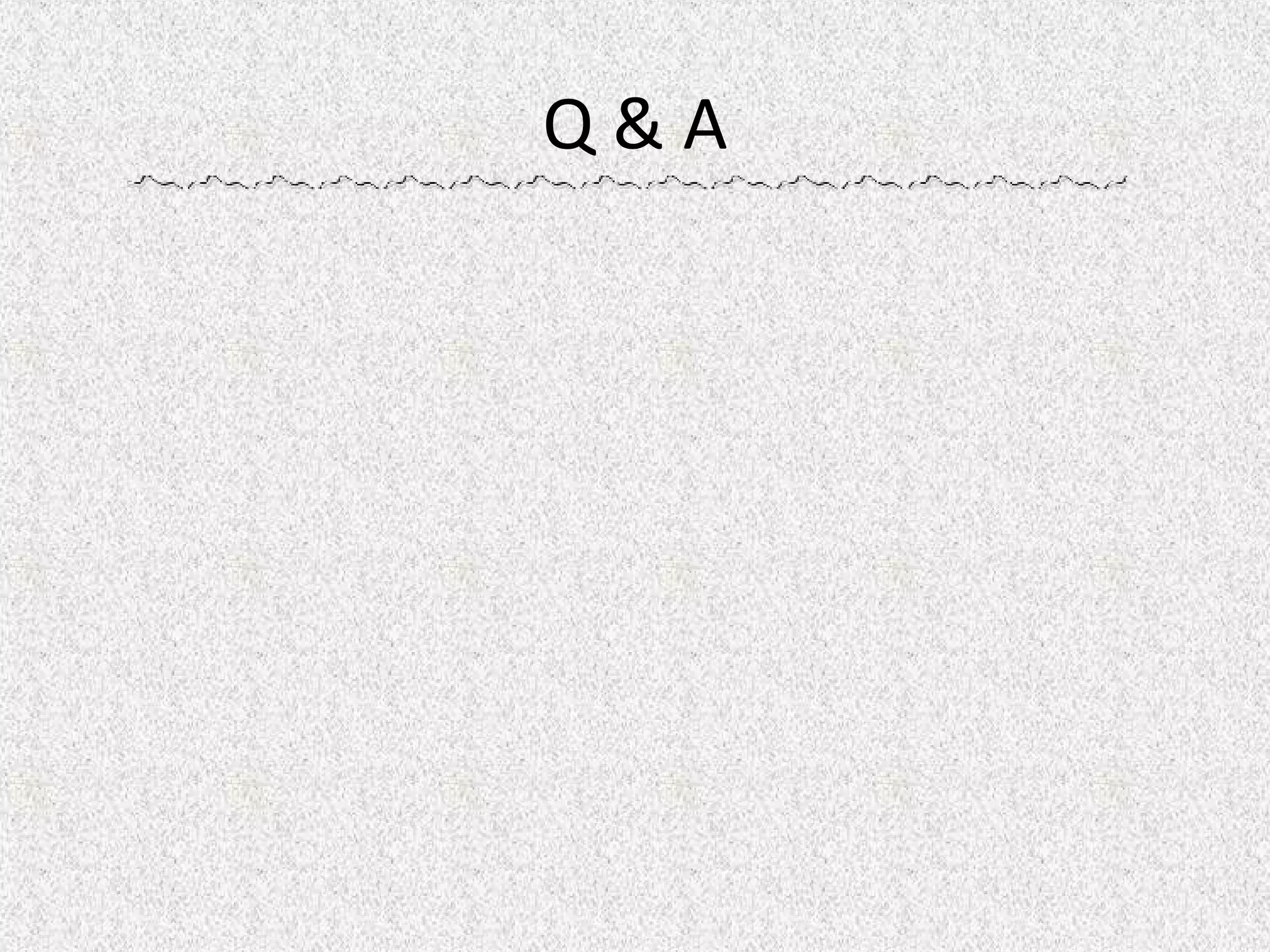 Q & A 
