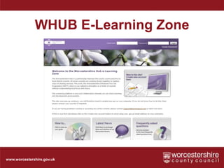 Worcestershire E-Learning Zone