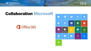 2016
Collaboration Microsoft
 