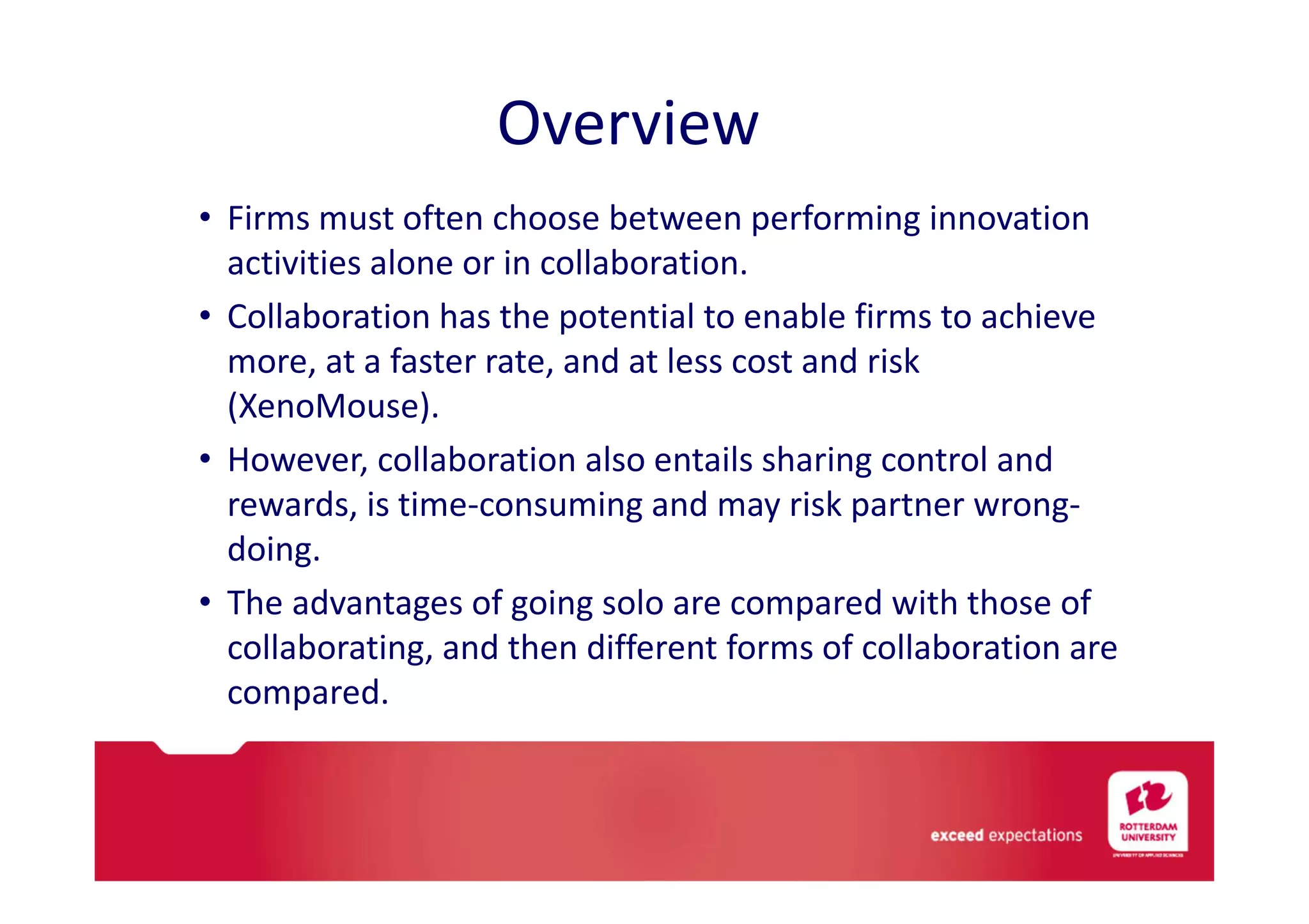 Innovation Management: Collaboration | PDF | Mergers and Acquisitions ...