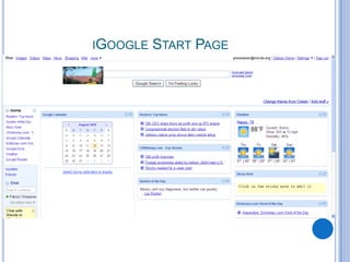 iGoogle Start Page