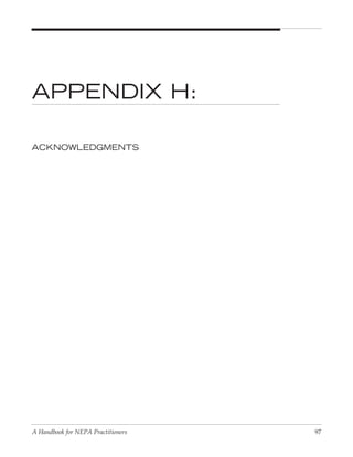 Collaboration In Nepa: A Handbook for Practioners