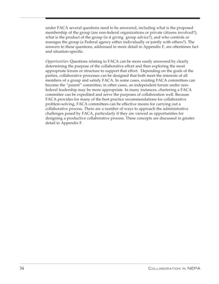 Collaboration In Nepa: A Handbook for Practioners