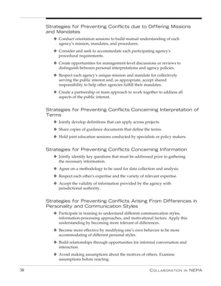 Collaboration In Nepa: A Handbook for Practioners