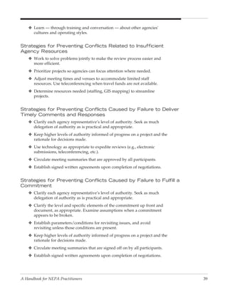 Collaboration In Nepa: A Handbook for Practioners