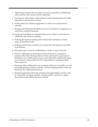 Collaboration In Nepa: A Handbook for Practioners