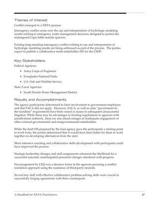 Collaboration In Nepa: A Handbook for Practioners