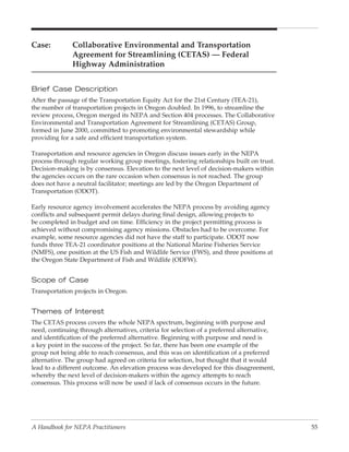 Collaboration In Nepa: A Handbook for Practioners