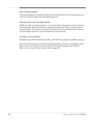 Collaboration In Nepa: A Handbook for Practioners