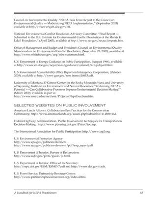 Collaboration In Nepa: A Handbook for Practioners