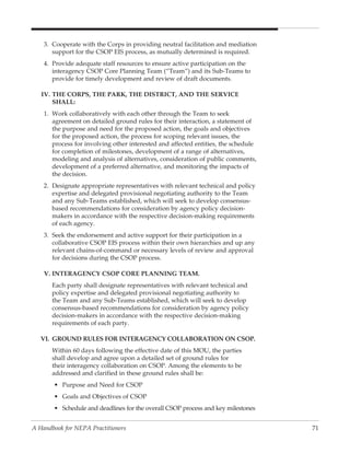 Collaboration In Nepa: A Handbook for Practioners