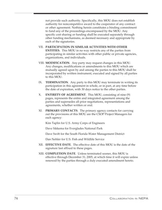 Collaboration In Nepa: A Handbook for Practioners