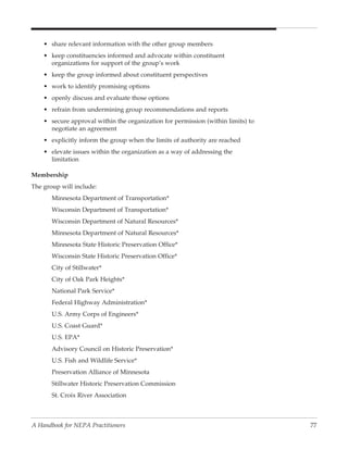 Collaboration In Nepa: A Handbook for Practioners