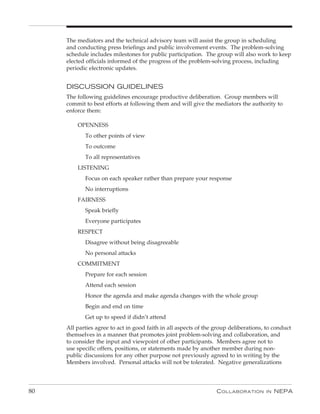 Collaboration In Nepa: A Handbook for Practioners