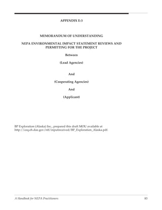 Collaboration In Nepa: A Handbook for Practioners