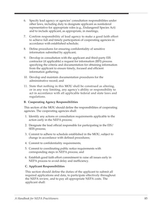 Collaboration In Nepa: A Handbook for Practioners