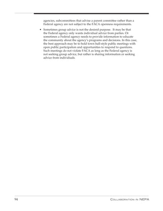 Collaboration In Nepa: A Handbook for Practioners