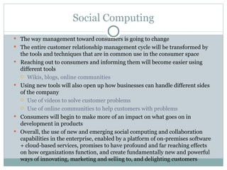 Collaboration In The Cloud Presentation | PPT