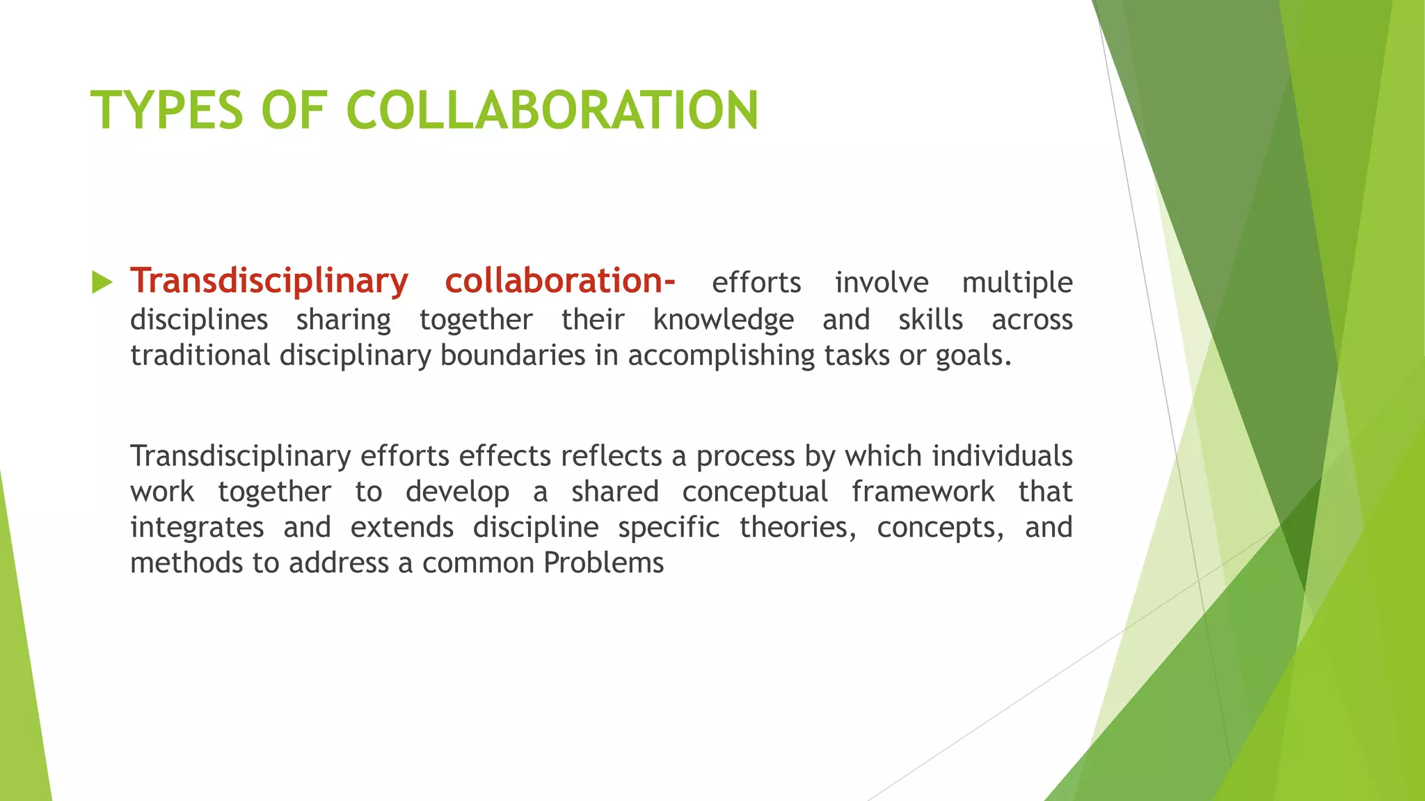 COLLABORATION, ISSUES IN NURSING AND MODELS | PPTX