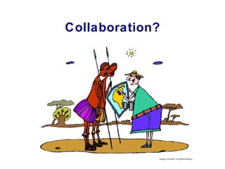 Collaboration? Image courtesy of JupiterImages.