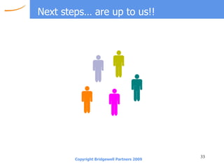 Next steps… are up to us!! 