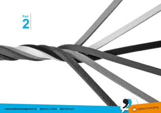 …………………
              Part


              2




conversationmanagement.biz I @steven_insites I @tomderuyck
 