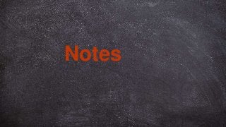 Notes
 