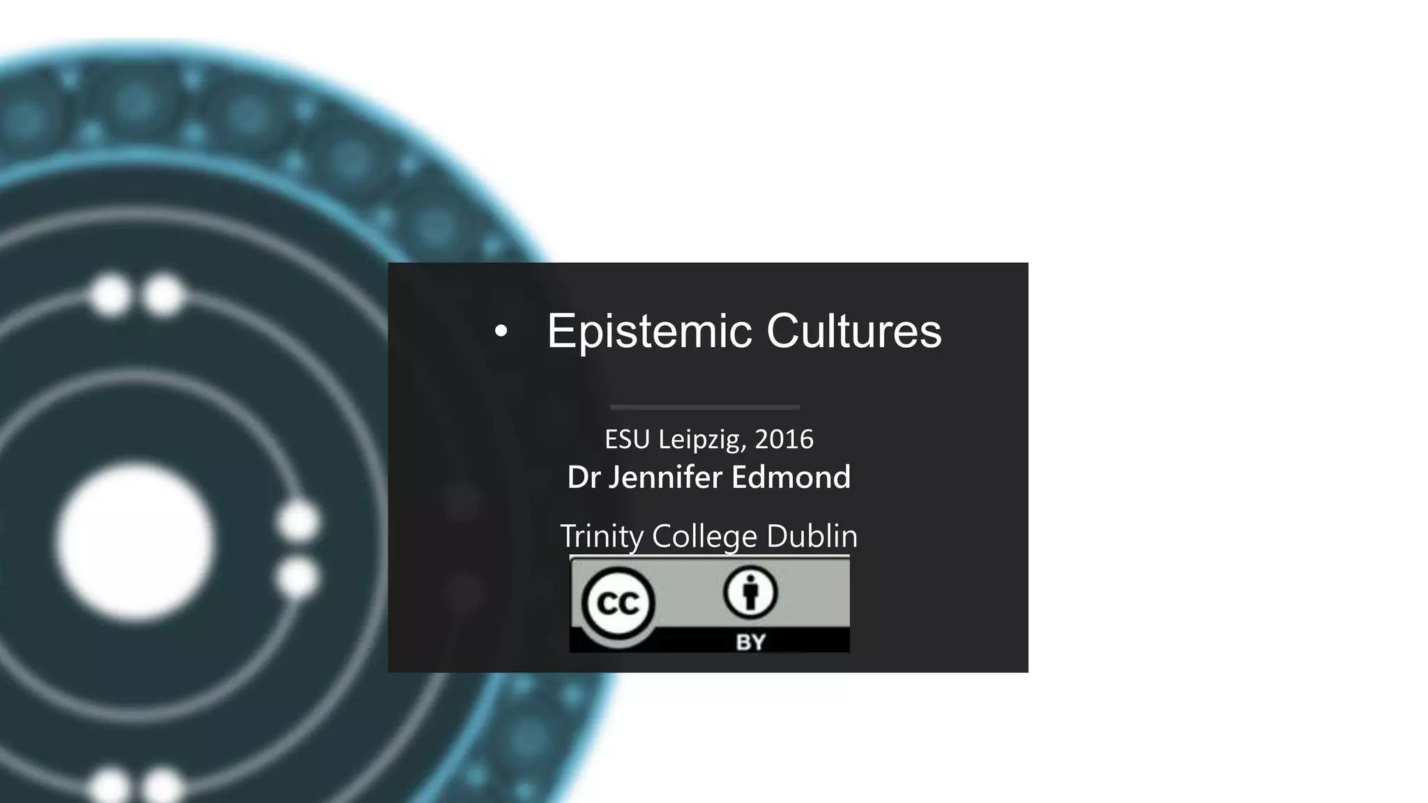 PARTHENOS Training - Epistemic Cultures: Collaborations between