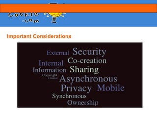 QUESTIONS? IDEAS? COMMENTS?
•   Twitter: leogaggl
•   Google+: Leo Gaggl
•   Identi.ca: leogaggl
•   LinkedIn: leogaggl
•   Foursquare: leogaggl
•   Skype: leogaggl
•   Flickr: leogaggl
•   Blog: http://brightcookie.com/blog/
•   Private Blog: http://www.gaggl.com/
•   Email: leo [at] brightcookie.com.au
 