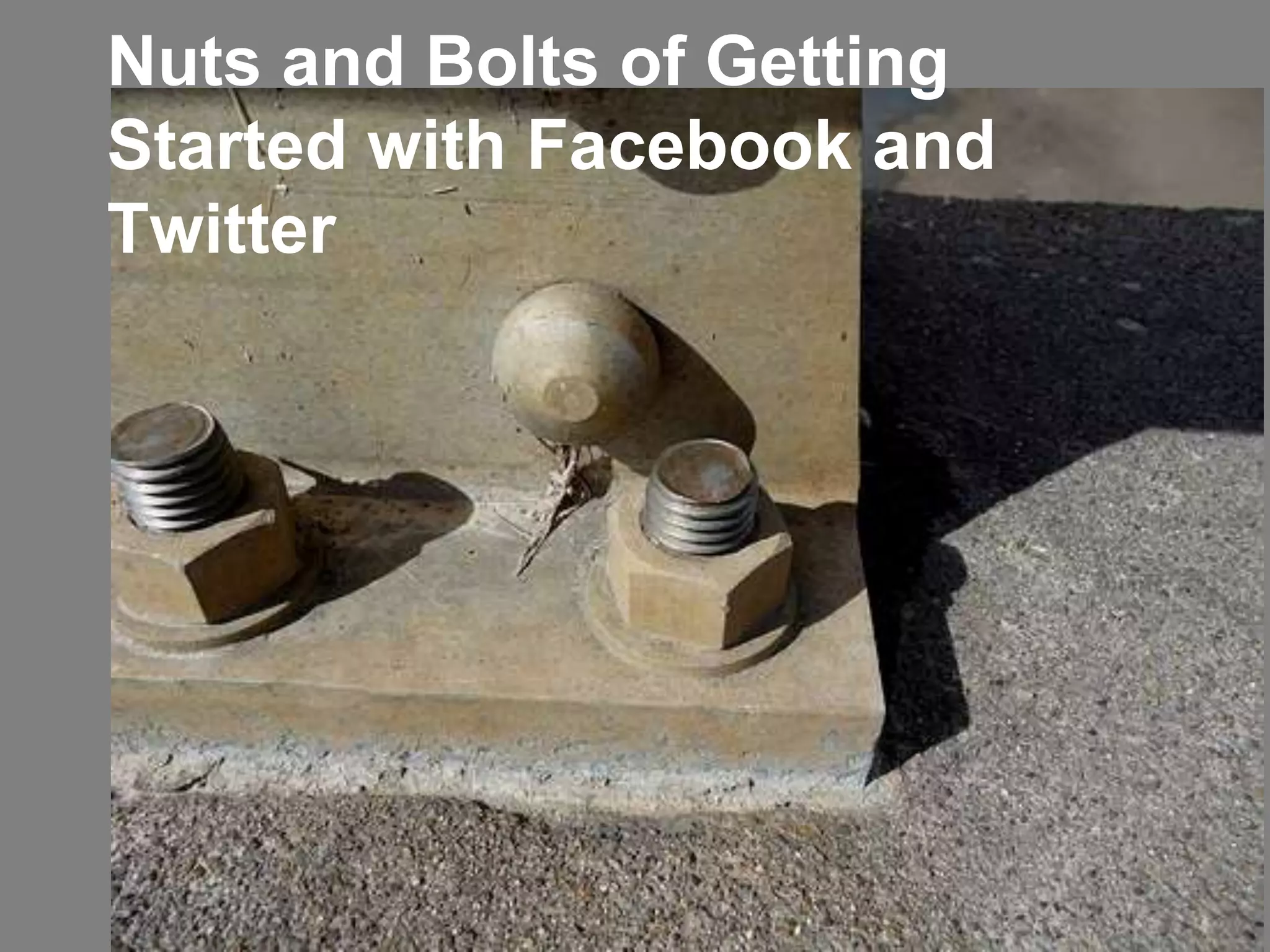 Start with one or two at a timeblogswikis