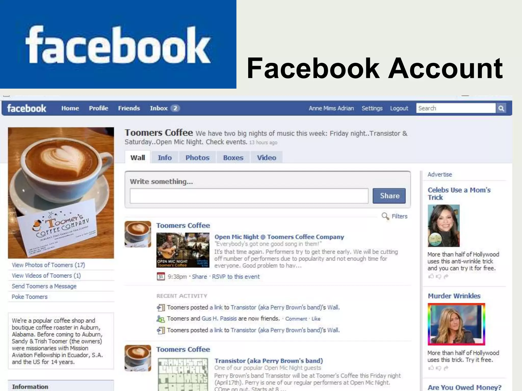 Facebook Account