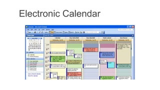 Electronic Calendar
 