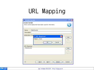URL Mapping




  jsp / eclipse 정보공유 http://okjsp.pe.kr
 