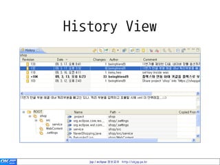 History View




   jsp / eclipse 정보공유 http://okjsp.pe.kr
 