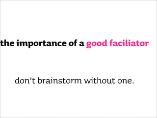 Collaboration Techniques that really work